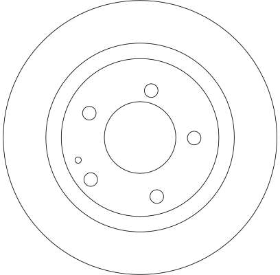 Brake Disc - DF4322 TRW