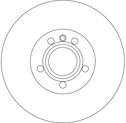 Bremsscheibe - DF4323 TRW
