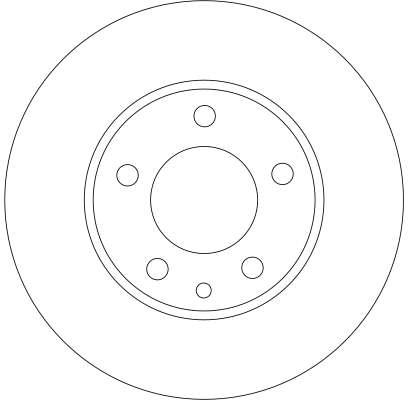 Bremsscheibe - DF4328 TRW
