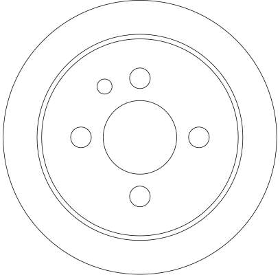 Bremsscheibe - DF4334 TRW