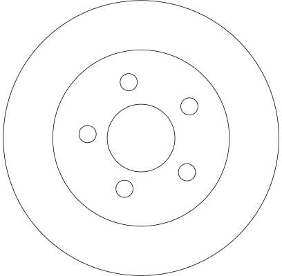 Bremsscheibe - DF4336 TRW