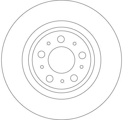 Brake Disc - DF4338 TRW