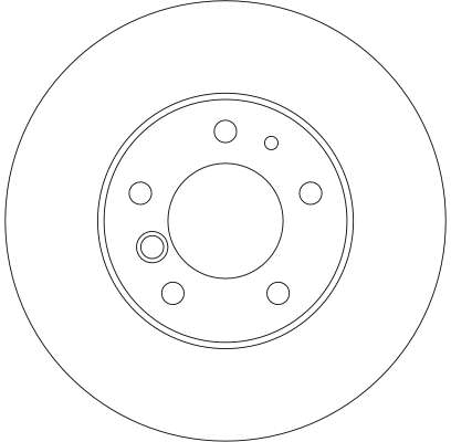 Bremsscheibe - DF4348 TRW