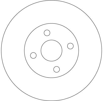Brake Disc - DF4366 TRW