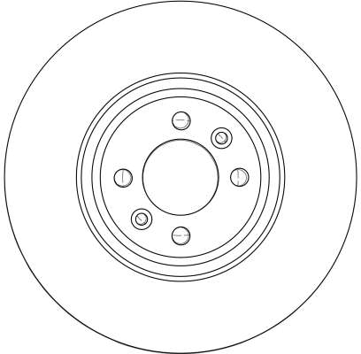 Brake Disc - DF4371 TRW