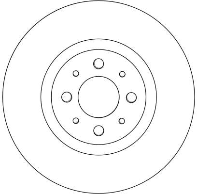 Brake Disc - DF4377 TRW
