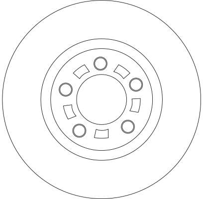 Bremsscheibe - DF4385 TRW