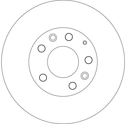 Bremsscheibe - DF4386 TRW
