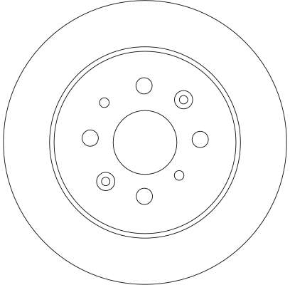 Bremsscheibe - DF4402 TRW
