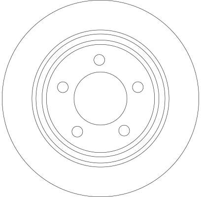 Brake Disc - DF4420 TRW