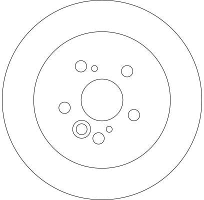 Bremsscheibe - DF4441 TRW