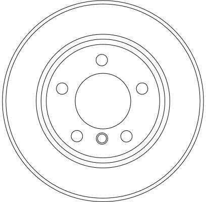 Bremsscheibe - DF4447 TRW