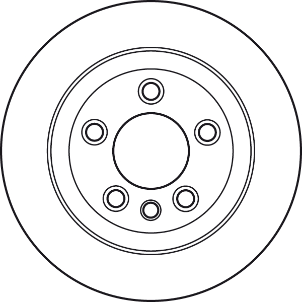 Bremsscheibe - DF4487S TRW