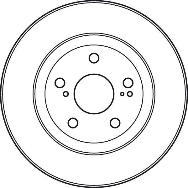 Bremsscheibe - DF4828S TRW