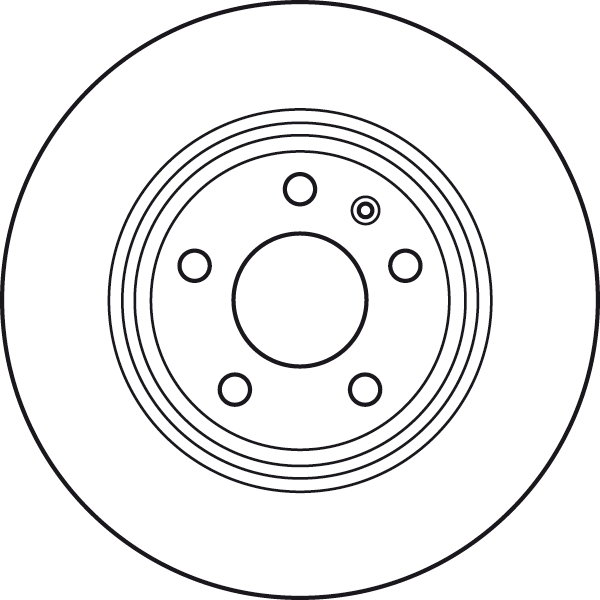 Bremsscheibe - DF4848 TRW