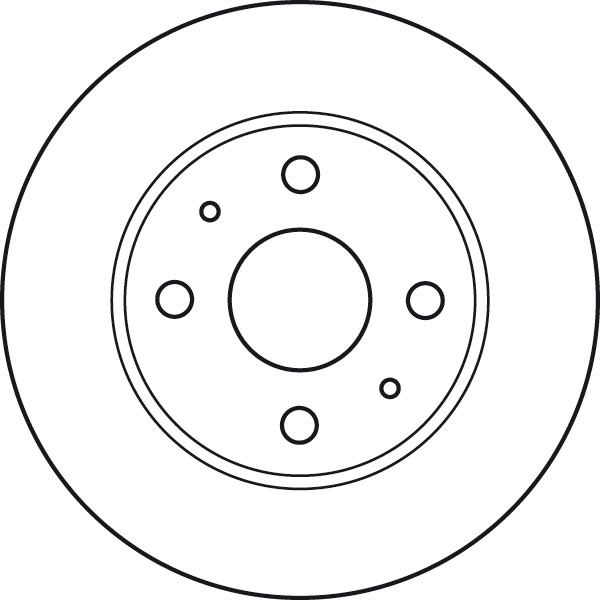 Bremsscheibe - DF4887 TRW