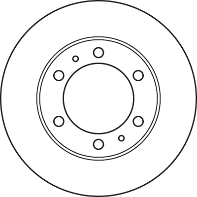 Brake Disc - DF4917 TRW