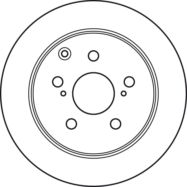 Bremsscheibe - DF4927 TRW