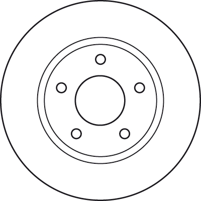 Bremsscheibe - DF4933 TRW