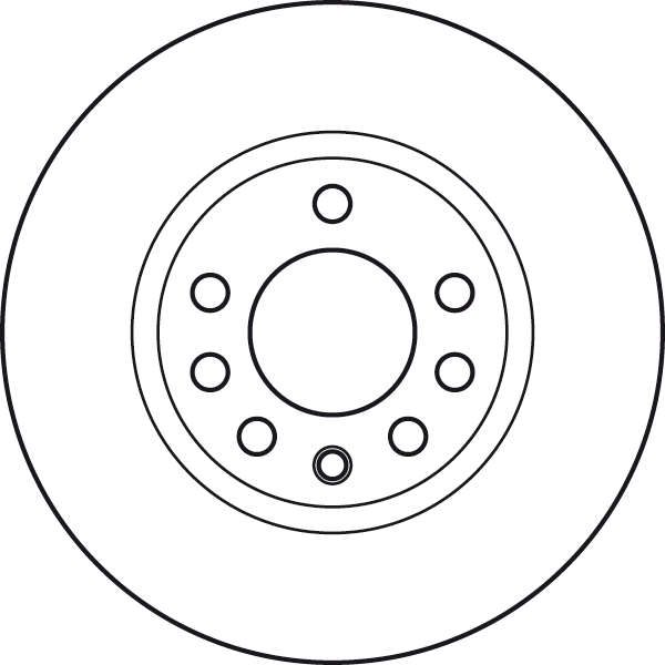 Brake Disc - DF4936 TRW