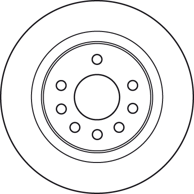 Brake Disc - DF4938 TRW