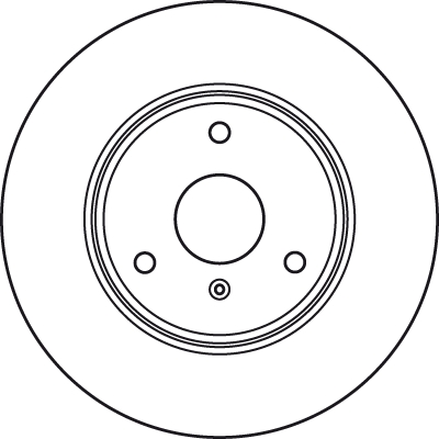 Bremsscheibe - DF4961 TRW