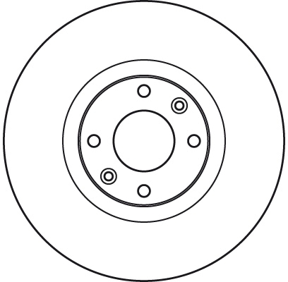 Brake Disc - DF4962S TRW