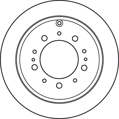 Brake Disc - DF4965S TRW