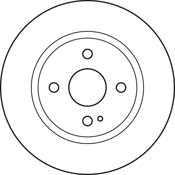 Brake Disc - DF4966 TRW