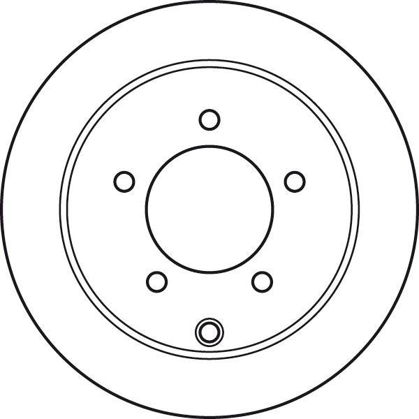 Brake Disc - DF4973 TRW