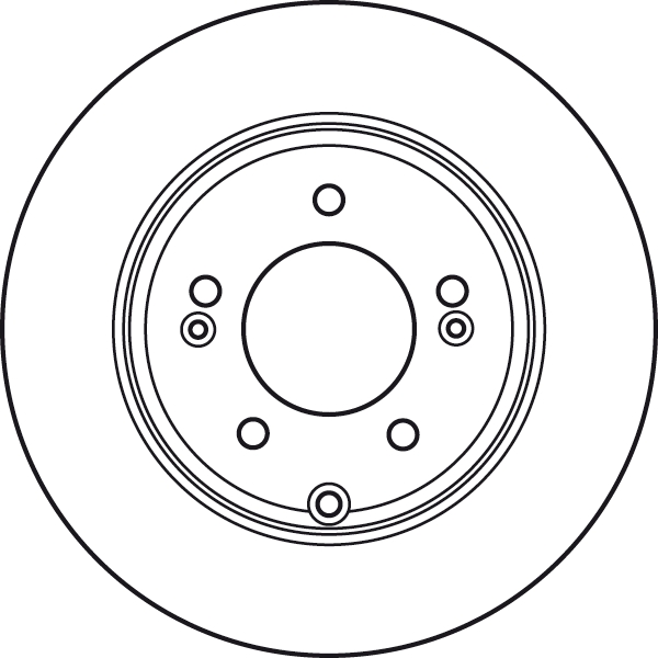 Bremsscheibe - DF4980 TRW