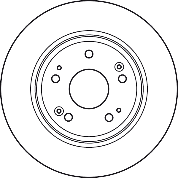 Bremsscheibe - DF4982 TRW