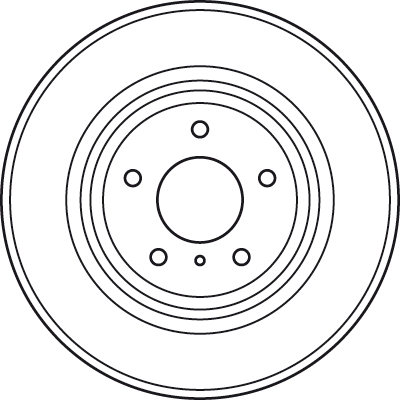 Bremsscheibe - DF4983S TRW