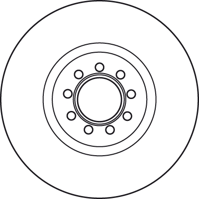 Brake Disc - DF4984S TRW