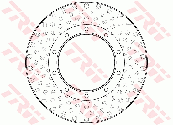 Brake Disc - DF5010S TRW