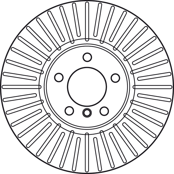 Brake Disc - DF6003S TRW