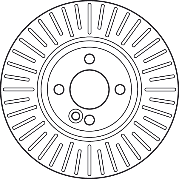 Bremsscheibe - DF6010 TRW