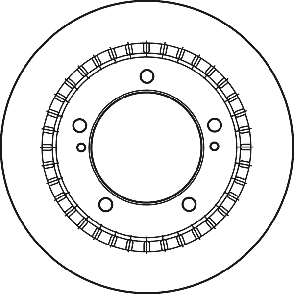 Brake Disc - DF6023 TRW