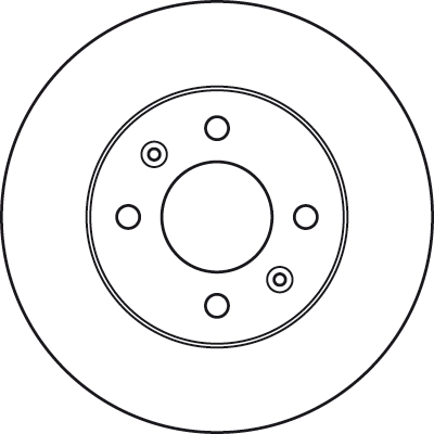 Bremsscheibe - DF6040 TRW