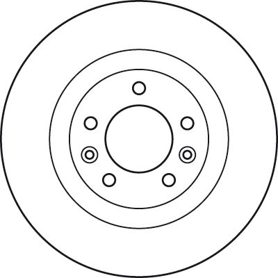 Brake Disc - DF6047 TRW
