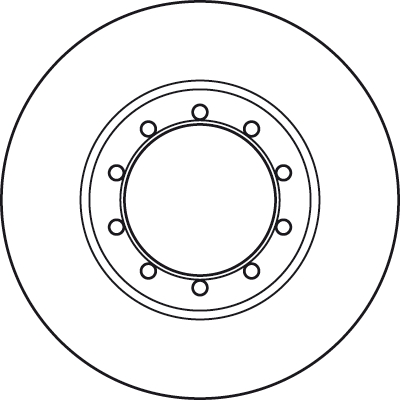 Brake Disc - DF6049 TRW
