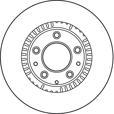 Bremsscheibe - DF6068 TRW