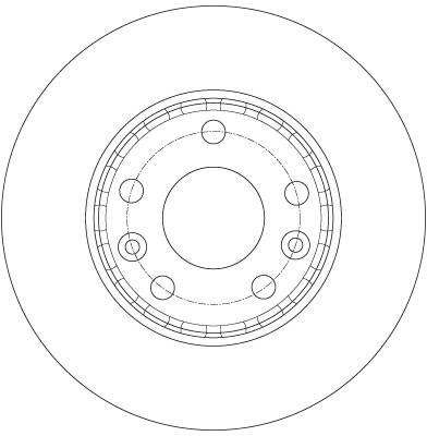 Bremsscheibe - DF6072 TRW