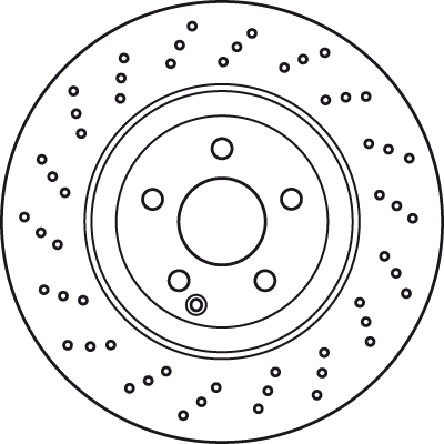 Brake Disc - DF6077S TRW