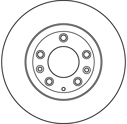 Brake Disc - DF6115 TRW