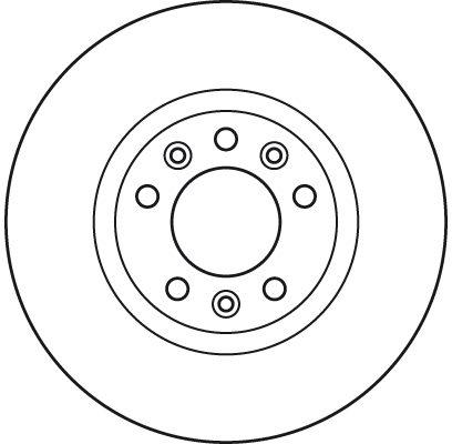 Brake Disc - DF6121 TRW