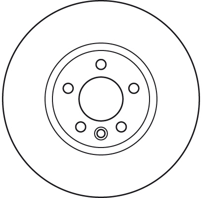Bremsscheibe - DF6124S TRW