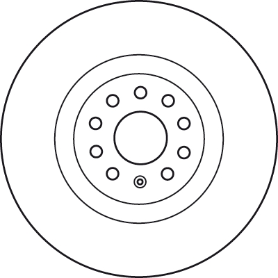 Brake Disc - DF6133S TRW