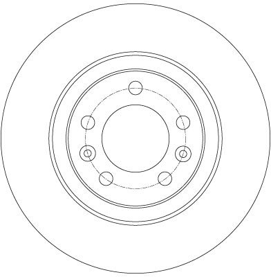 Bremsscheibe - DF6134 TRW