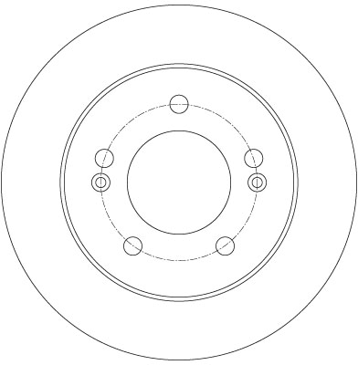 Bremsscheibe - DF6144 TRW
